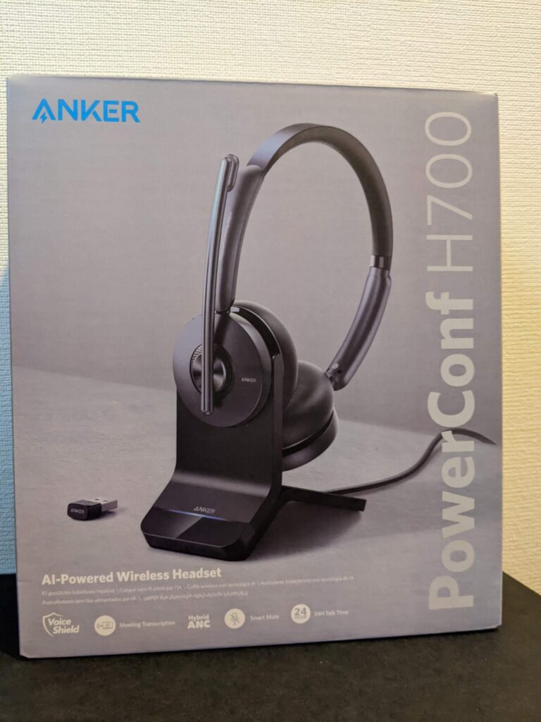 Anker PowerConf H700, Bluetooth Headset with Microphone, Active Noise  Cancelling, Audio Recording and Meeting Transcription, AI-Enhanced Calls,  Compat